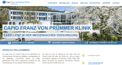 Desktop Screenshot of capio-franz-von-pruemmer-klinik.de